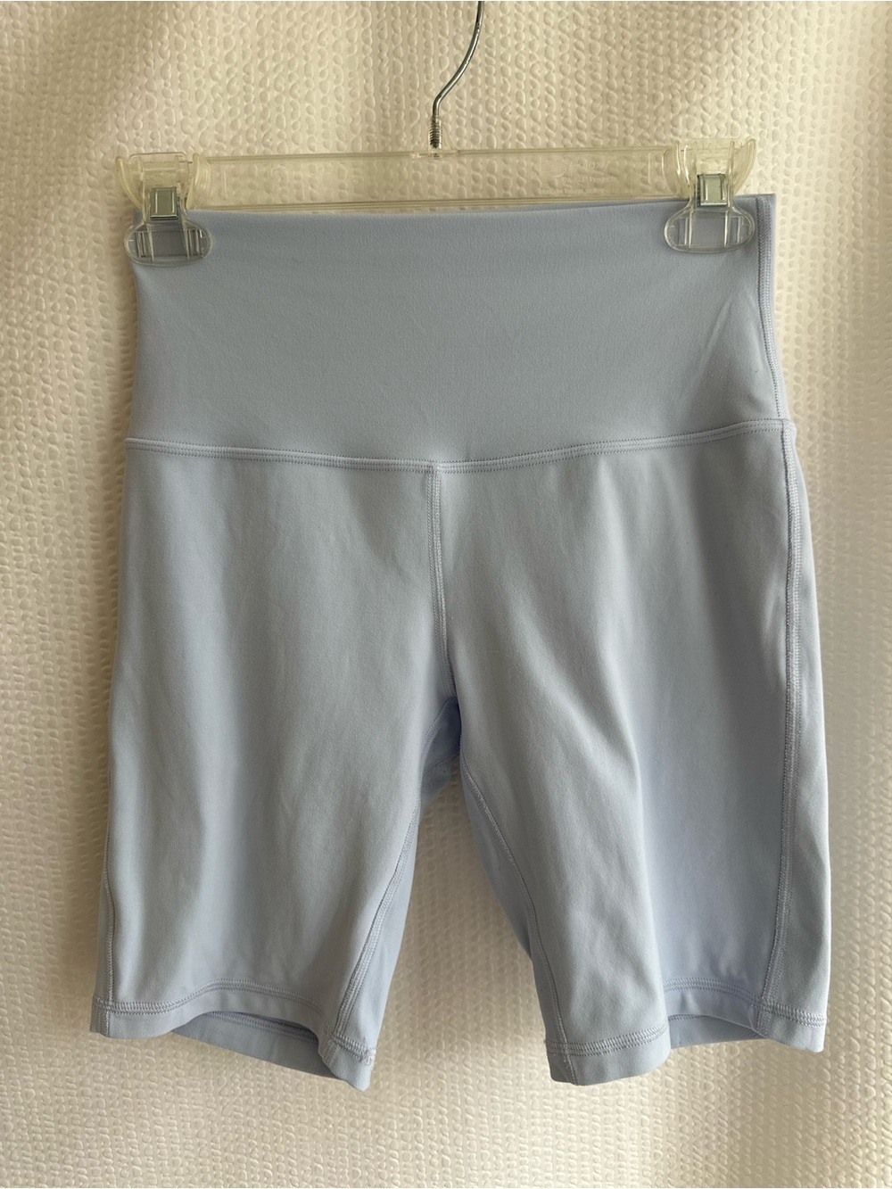 lululemon Align High Rise Shorts 8" Light Blue Womens Size 6 Yoga Biker